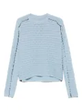 Isa Boulder crew-neck sweater - Blue