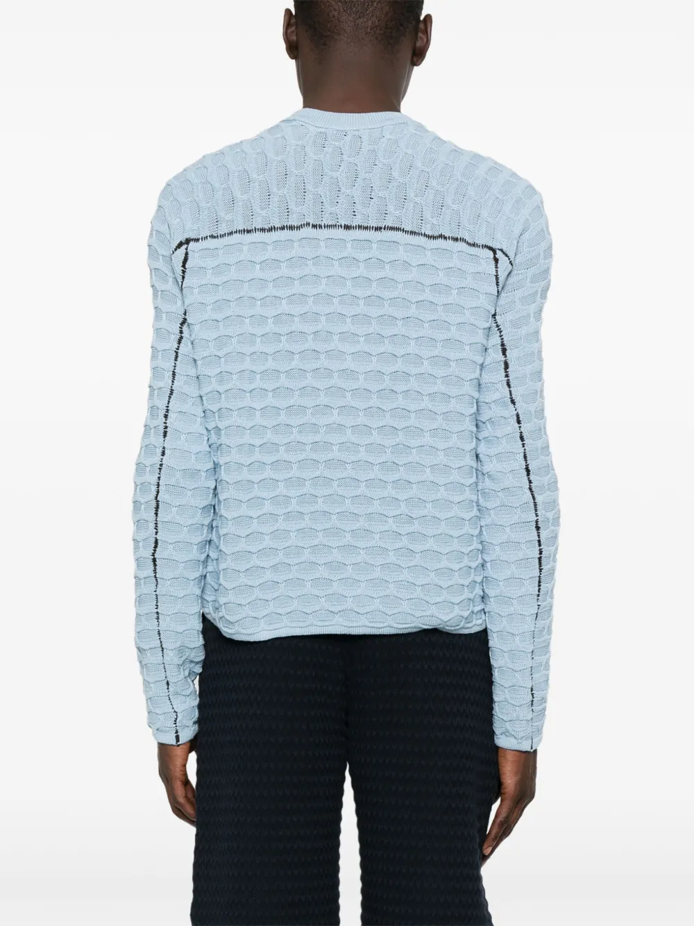 Isa Boulder Trui met ronde hals Blauw