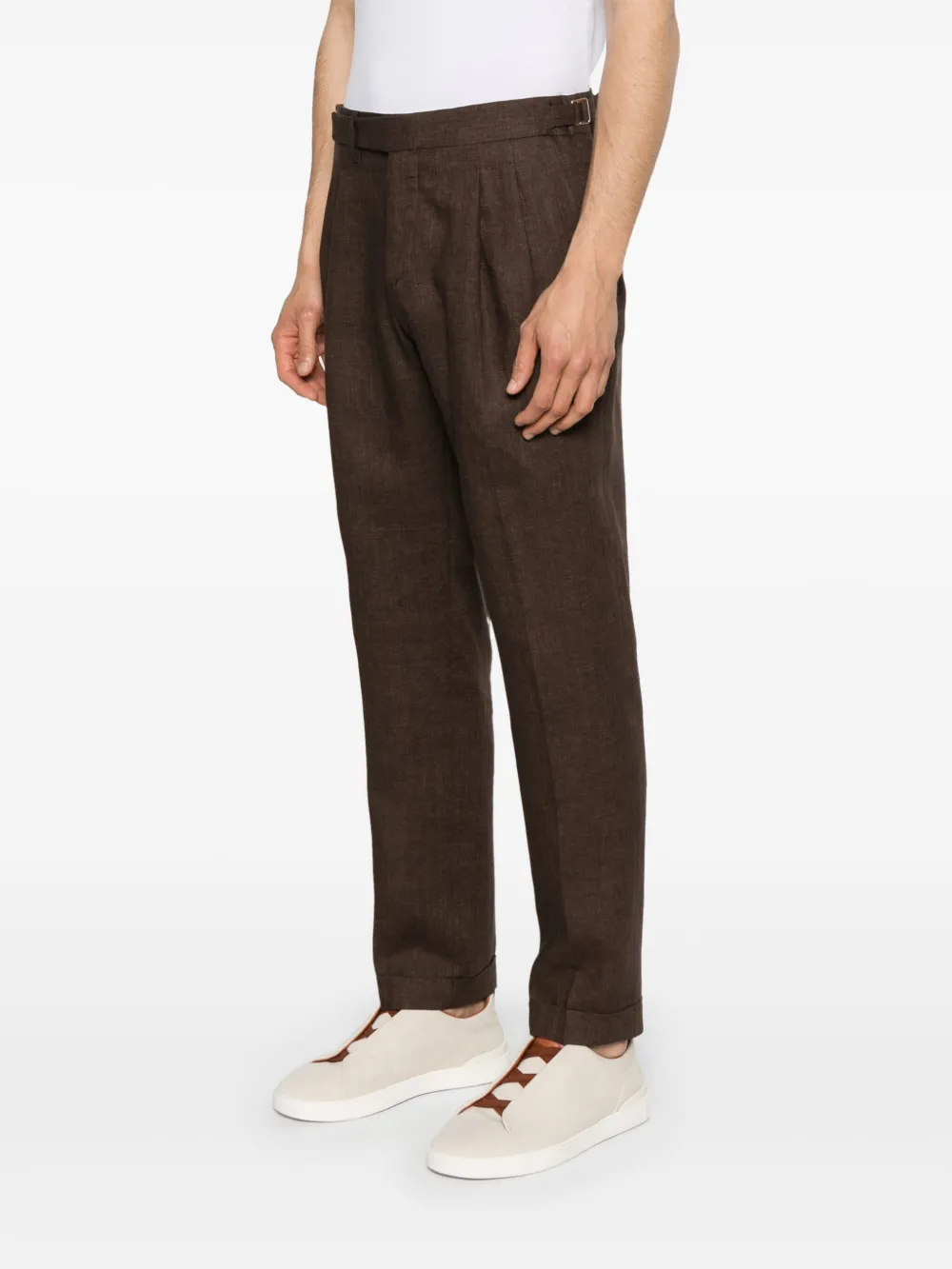Briglia 1949 Linnen broek Bruin