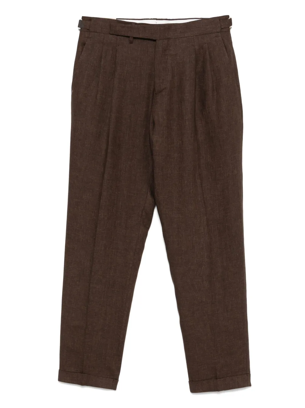 Briglia 1949 linen trousers | Brown | Image 1