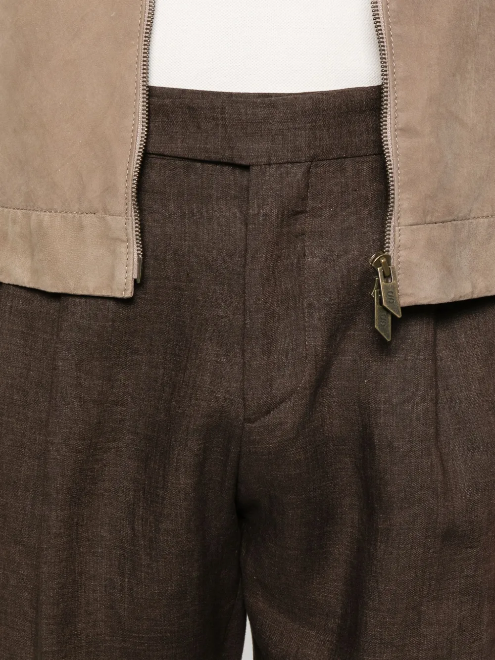 Briglia 1949 Linnen broek Bruin