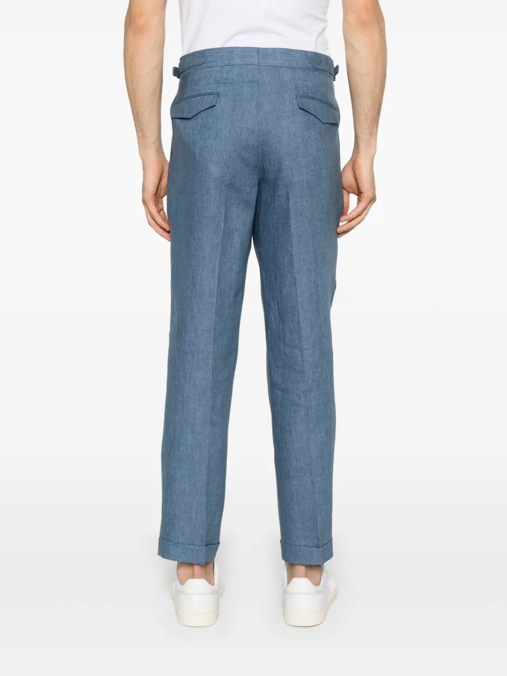 Briglia 1949 Linnen broek Blauw