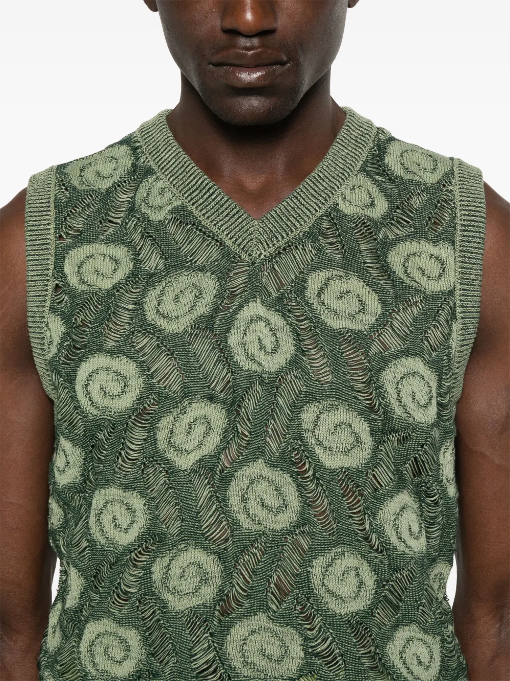 Isa Boulder Garden gilet Groen