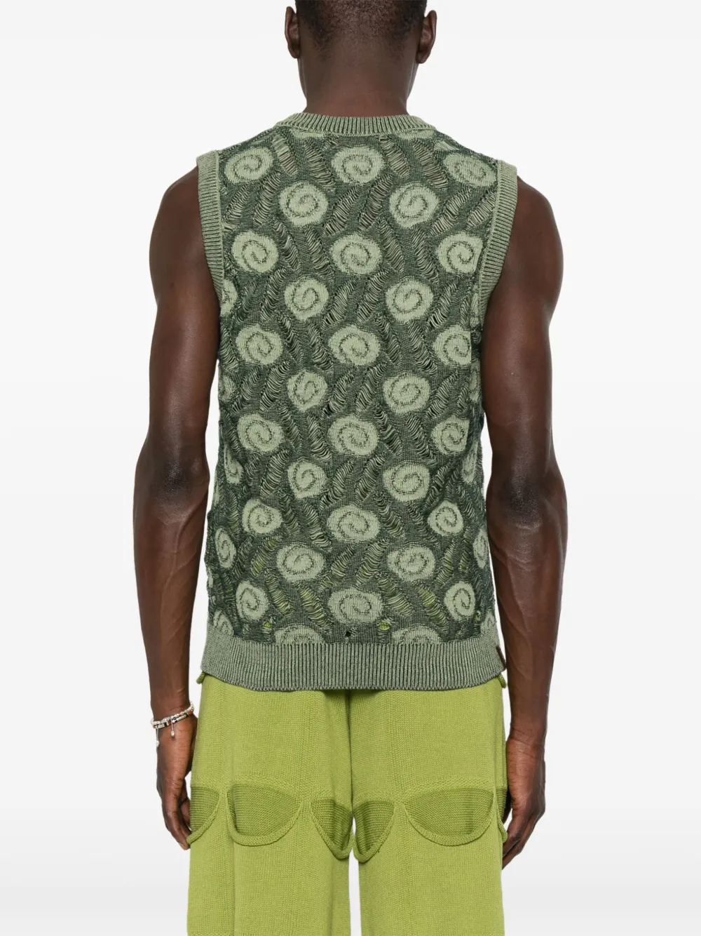 Isa Boulder Garden gilet Groen