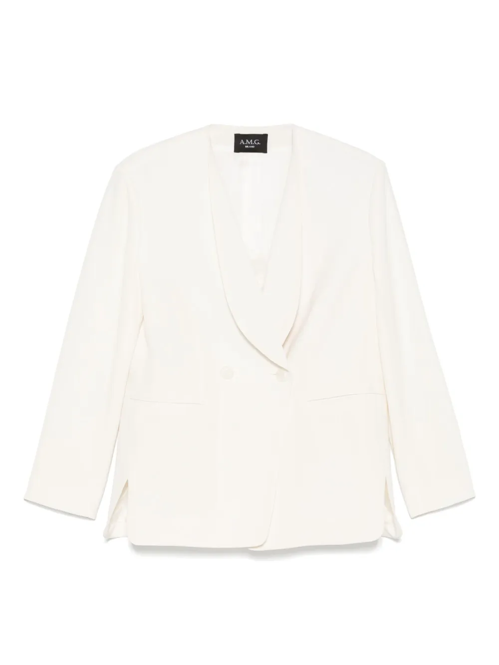 A.M.G. blazer con doble botonadura | blanco | Image 1