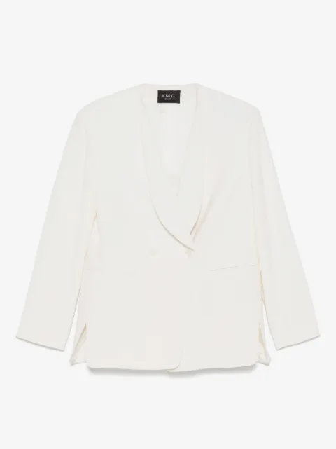 A.M.G. blazer con doble botonadura