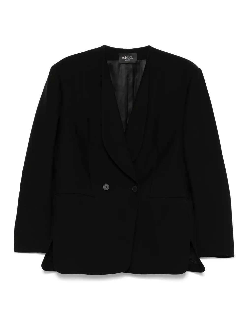 A.M.G. blazer con doble botonadura | negro | Image 1