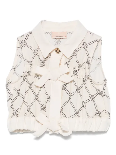 Elisabetta Franchi La Mia Bambina camisa con logo