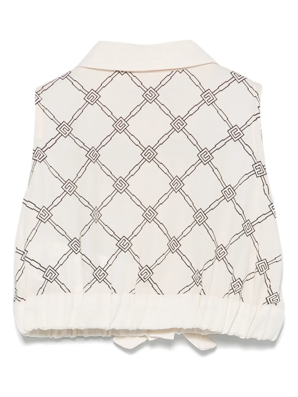Elisabetta Franchi La Mia Bambina Shirt met logoprint Beige