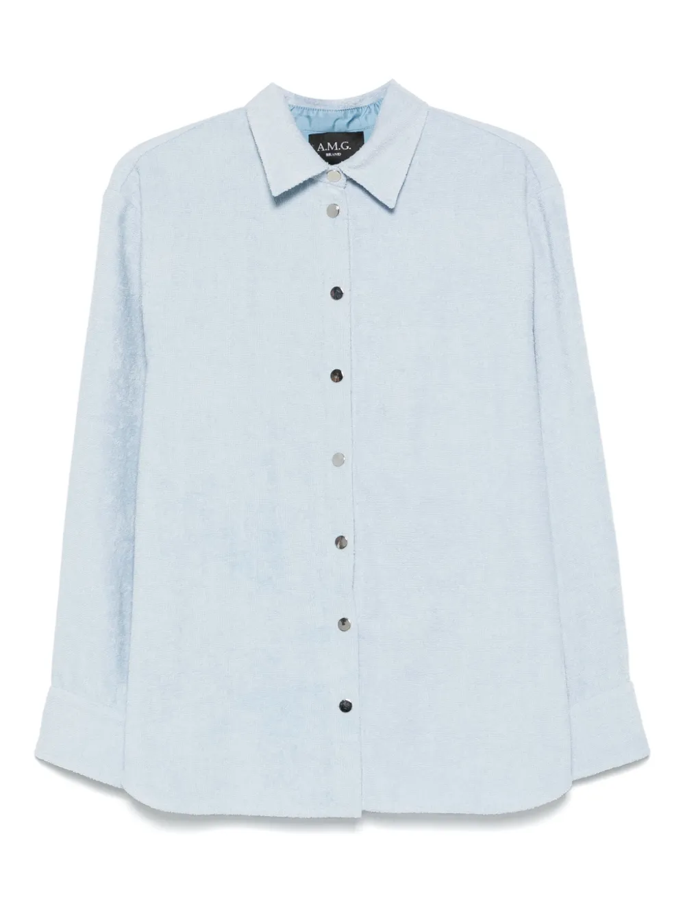 A.M.G. camisa de algodón | azul | Image 1