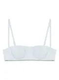 A.M.G. cotton crop top - Blue