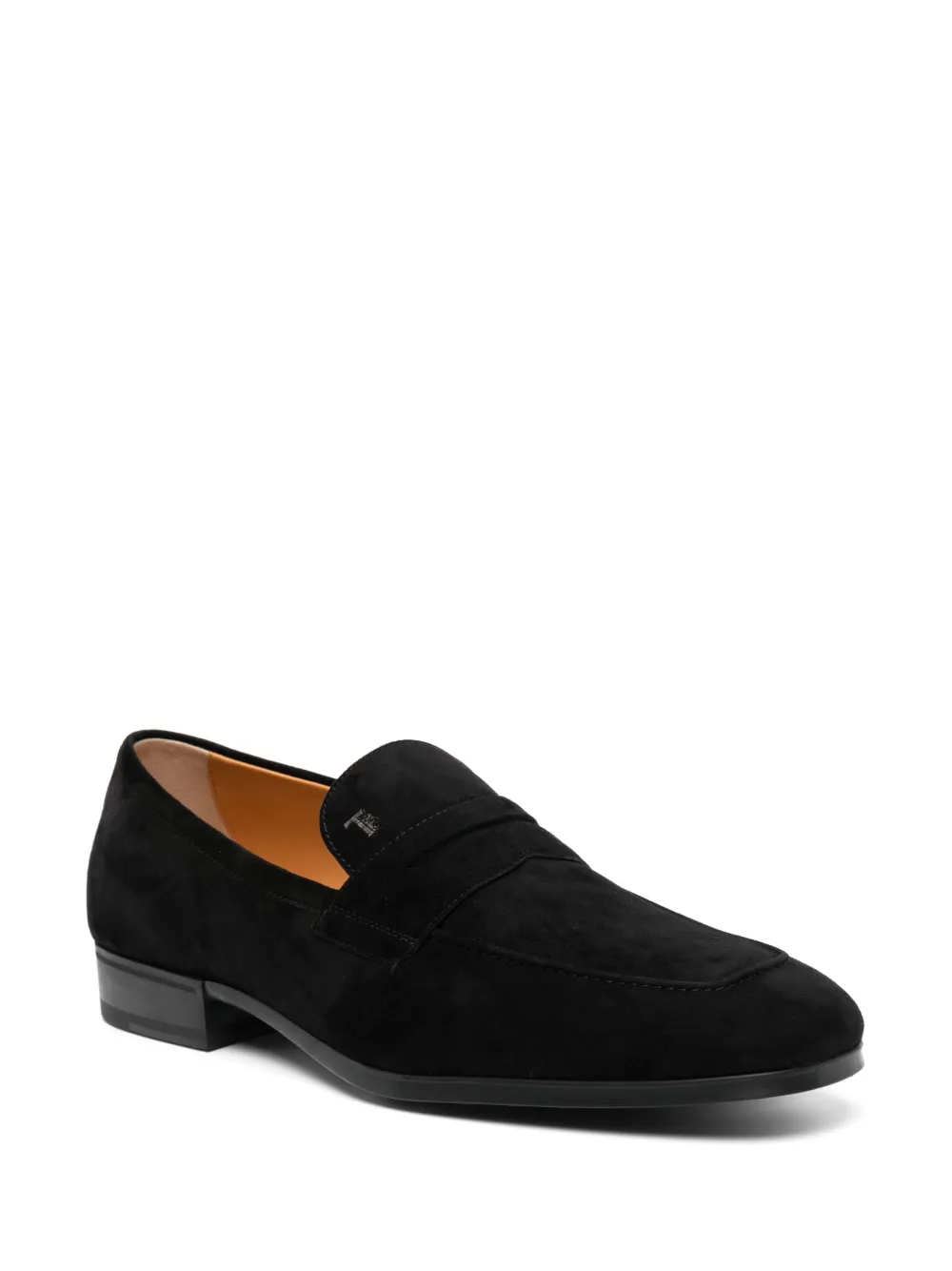 Tod's suede loafers Black