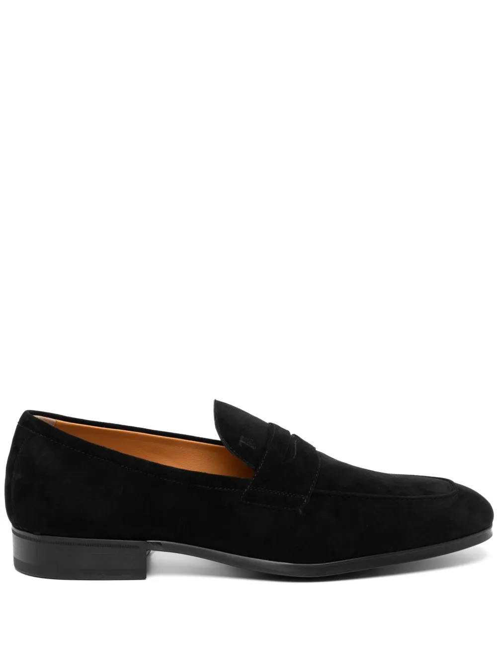 Tod's suede loafers Black