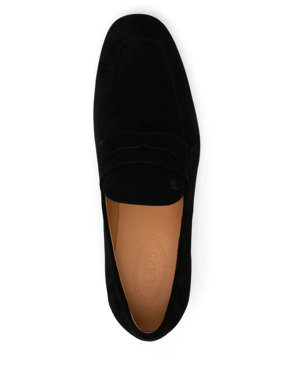 Tod's suede loafers Black