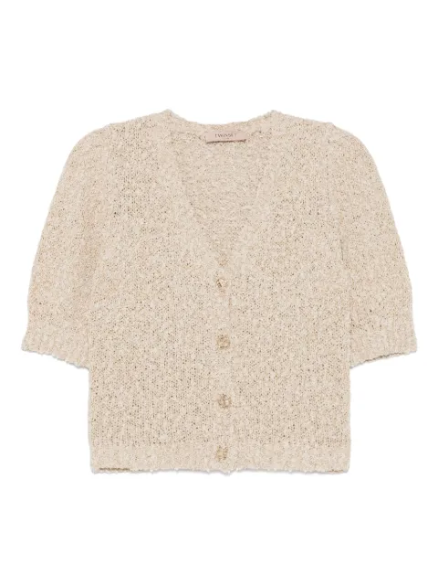 TWINSET bouclé cardigan