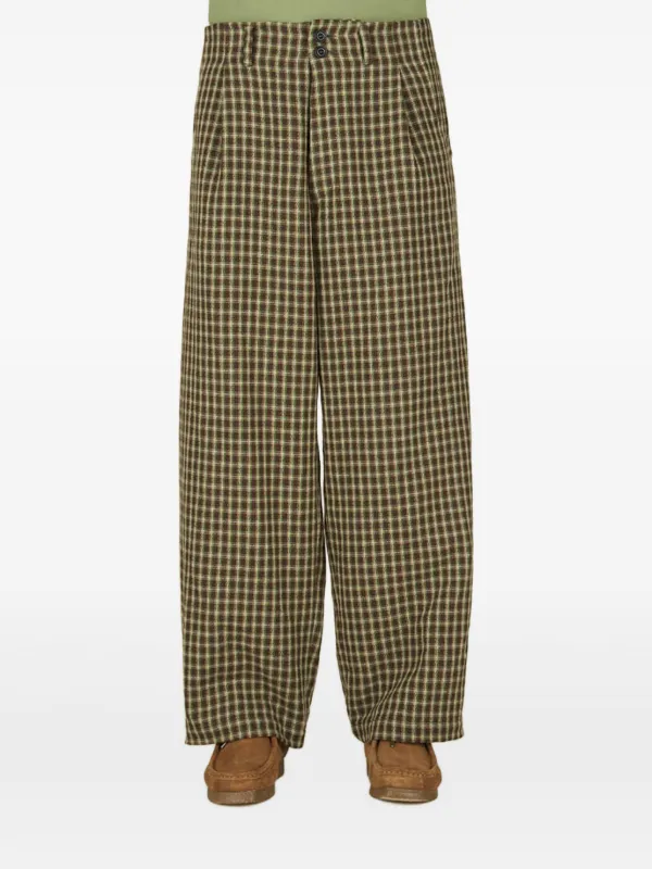 Nicholas Daley プリーツ パンツ | ブラウン | FARFETCH JP