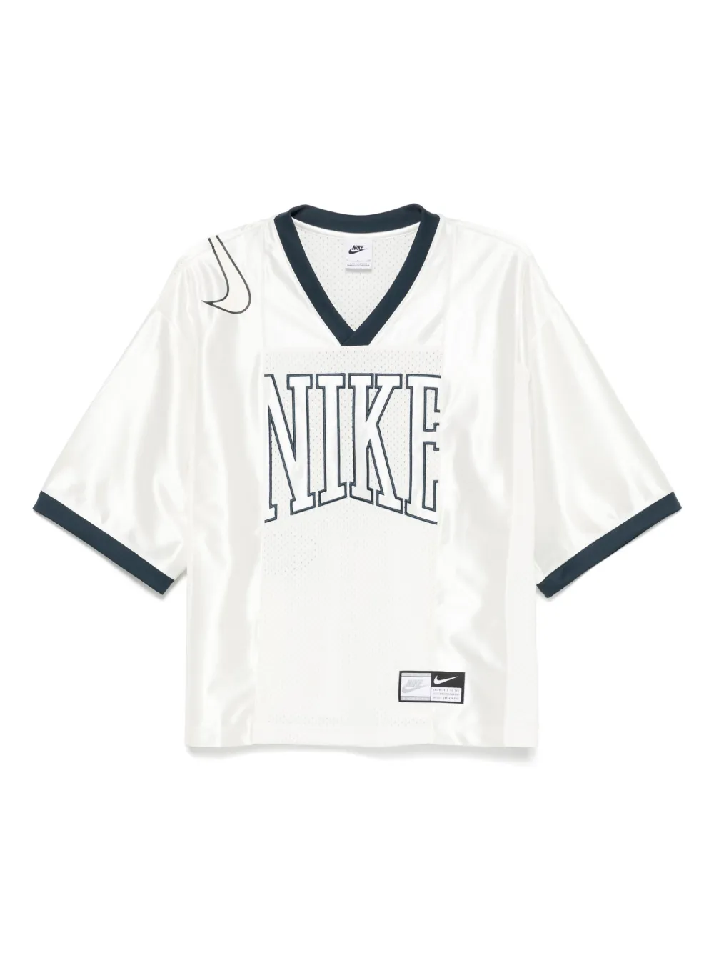 Nike T-shirt met geborduurd logo Wit