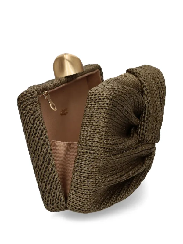 Cult Gaia Lisse Clutch Bag | Green | FARFETCH Cult Gaia Lisse Clutch Bag | Green | FARFETCH