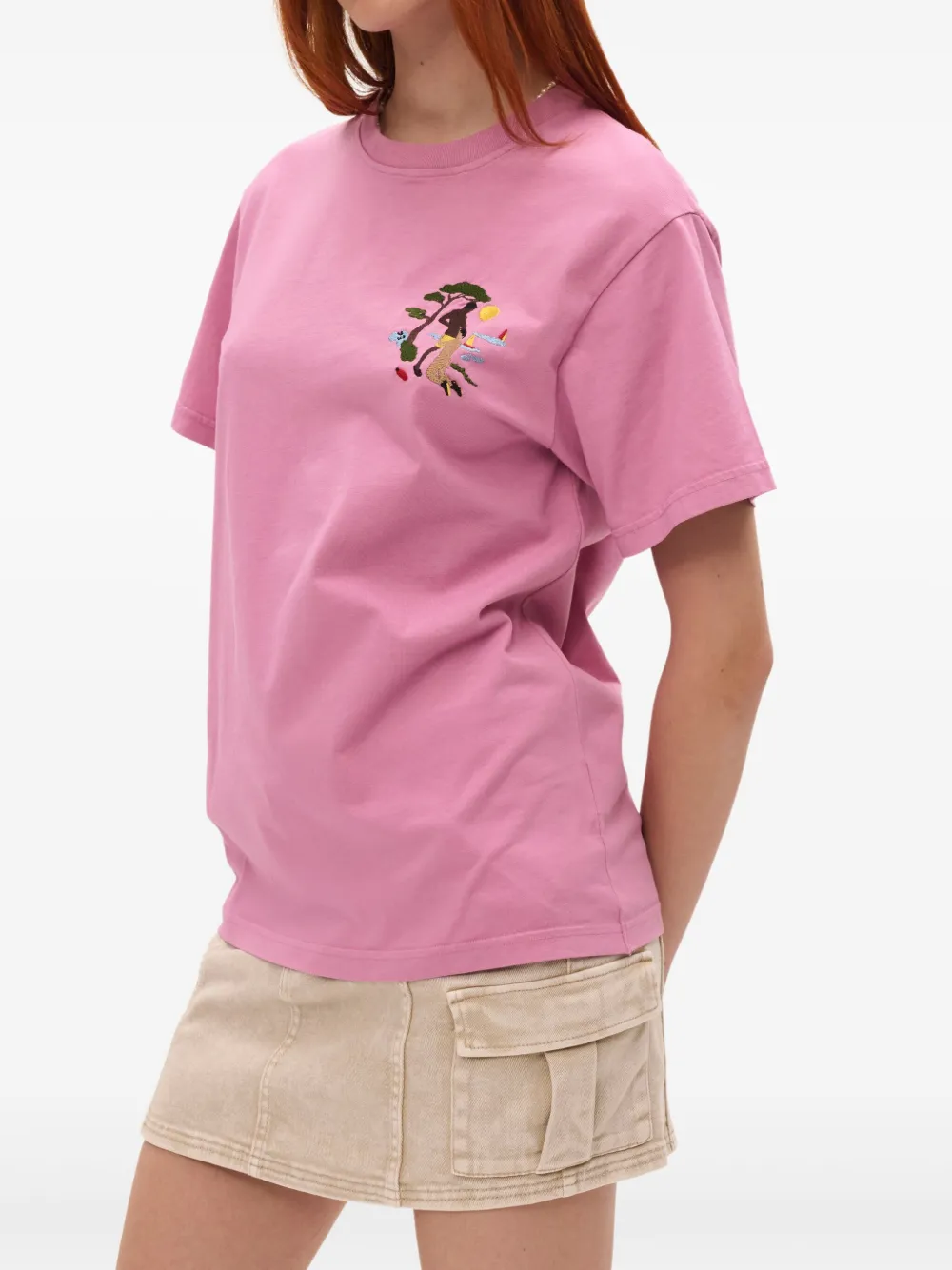 Carne Bollente Blowin' In The Wind T-shirt In Pink