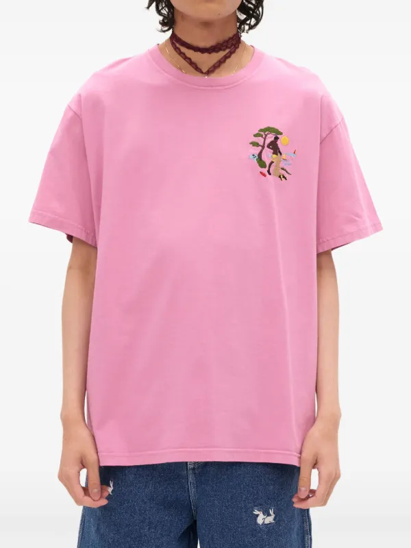 Carne Bollente◆Tシャツ/M/コットン/PNK CARNE BOLLENTE Blowin' In The Wind T-shirt | Pink | FARFETCH