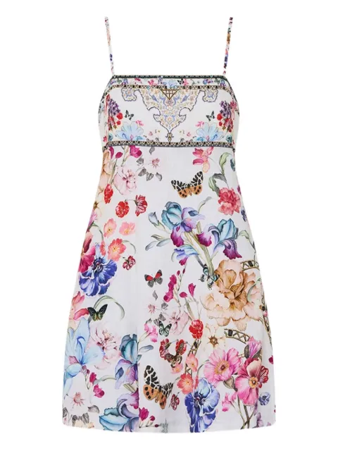 Camilla Minikleid mit Blumen-Print