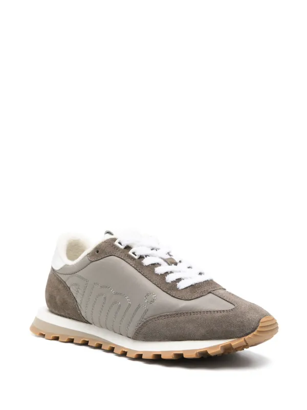 AMI Paris New Rush Sneakers | Grey | FARFETCH