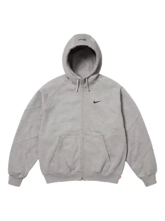 Supreme x Nike 'SS25 - Grey' ジップアップ パーカー | グレー