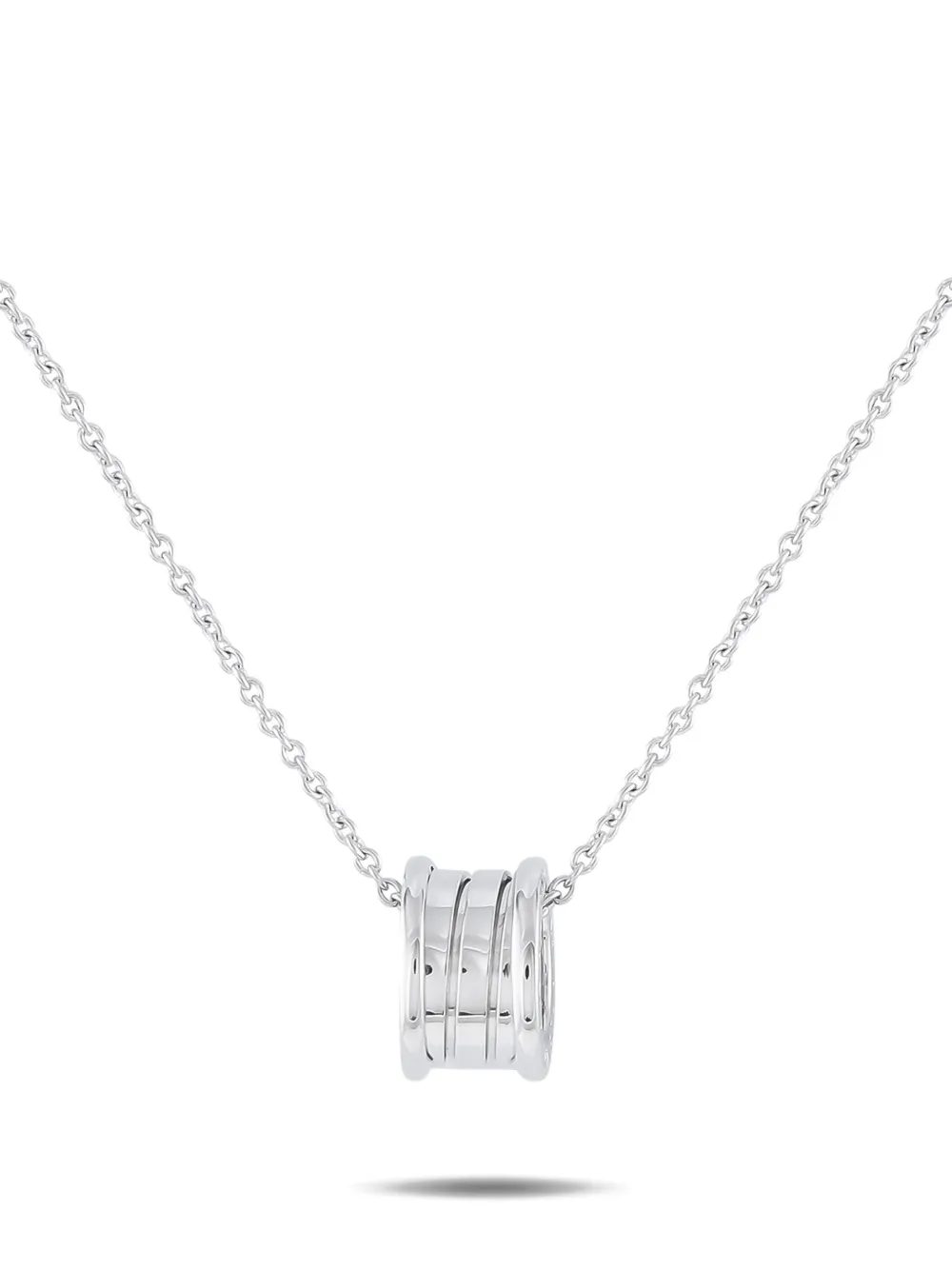 Bvlgari Pre-Owned B.Zero1 ネックレス 18Kホワイトゴールド - シルバートーン Bvlgari Pre-Owned B.Zero1 ネックレス 18Kホワイトゴールド - シルバートーン