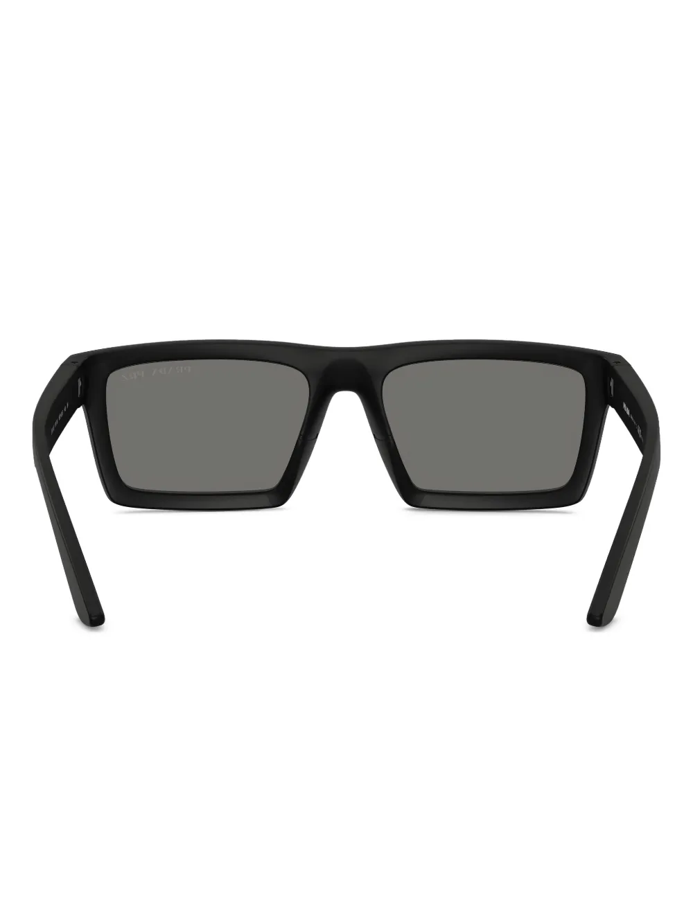 Prada Eyewear Zonnebril met vierkant montuur Zwart