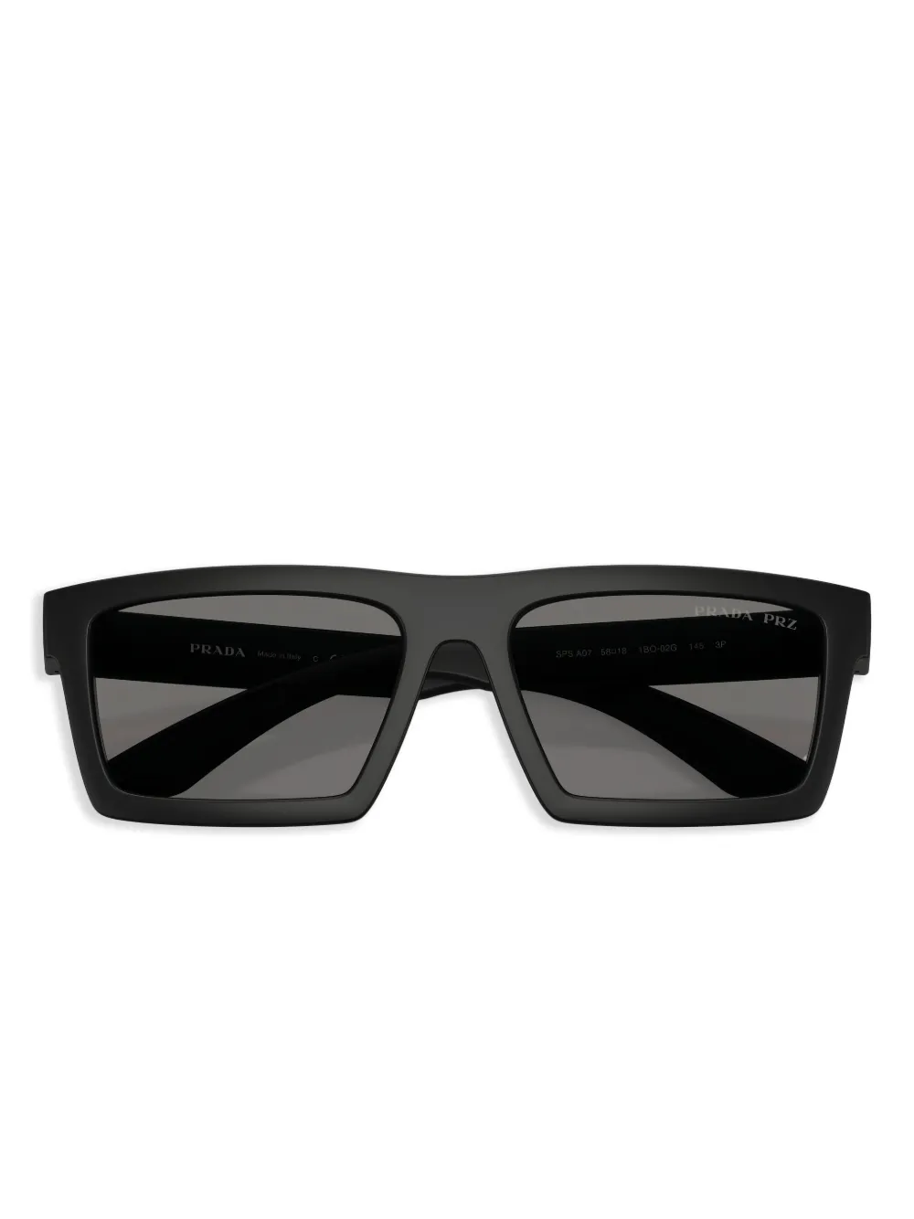 Prada Eyewear Zonnebril met vierkant montuur Zwart