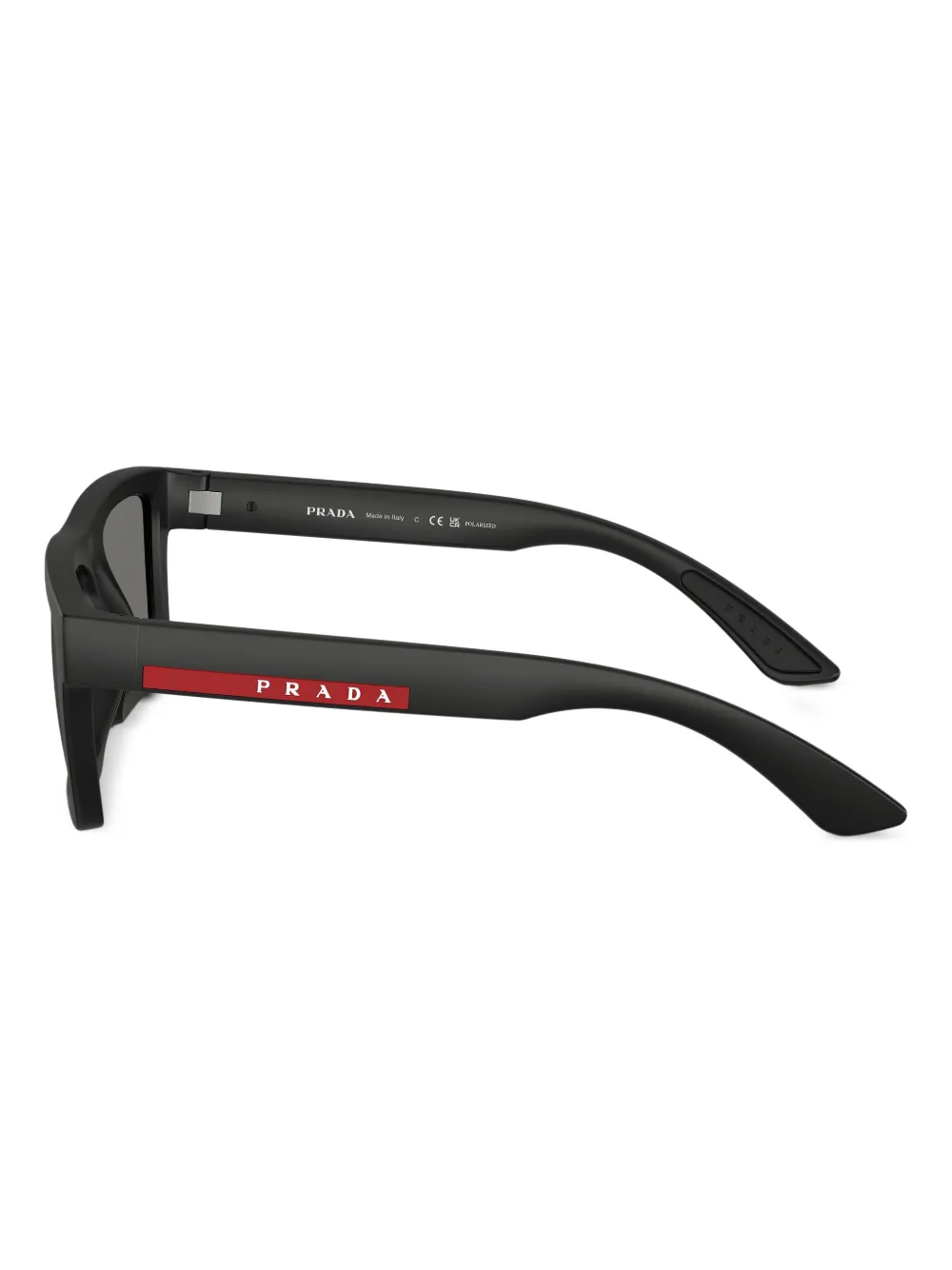 Prada Eyewear Zonnebril met vierkant montuur Zwart