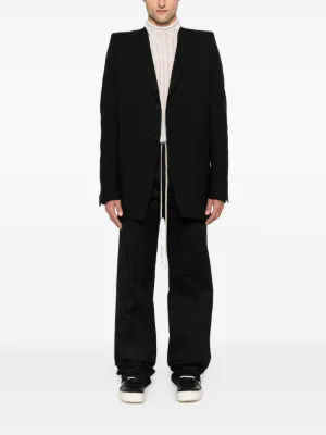 Rick owens ブレザー Rick Owens（リックオウエンス）テーラードジャケット ブレザー