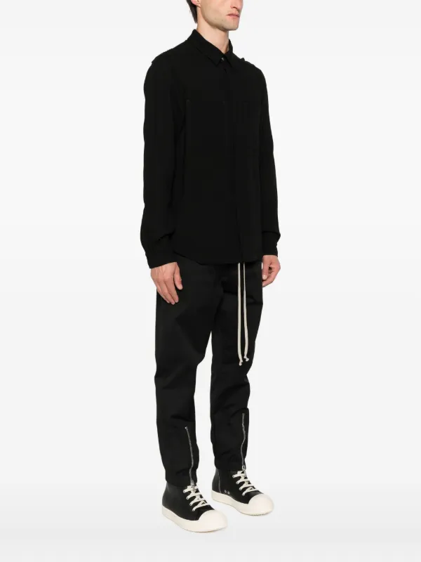 Rick Owens シャツジャケット | ブラック | FARFETCH JP