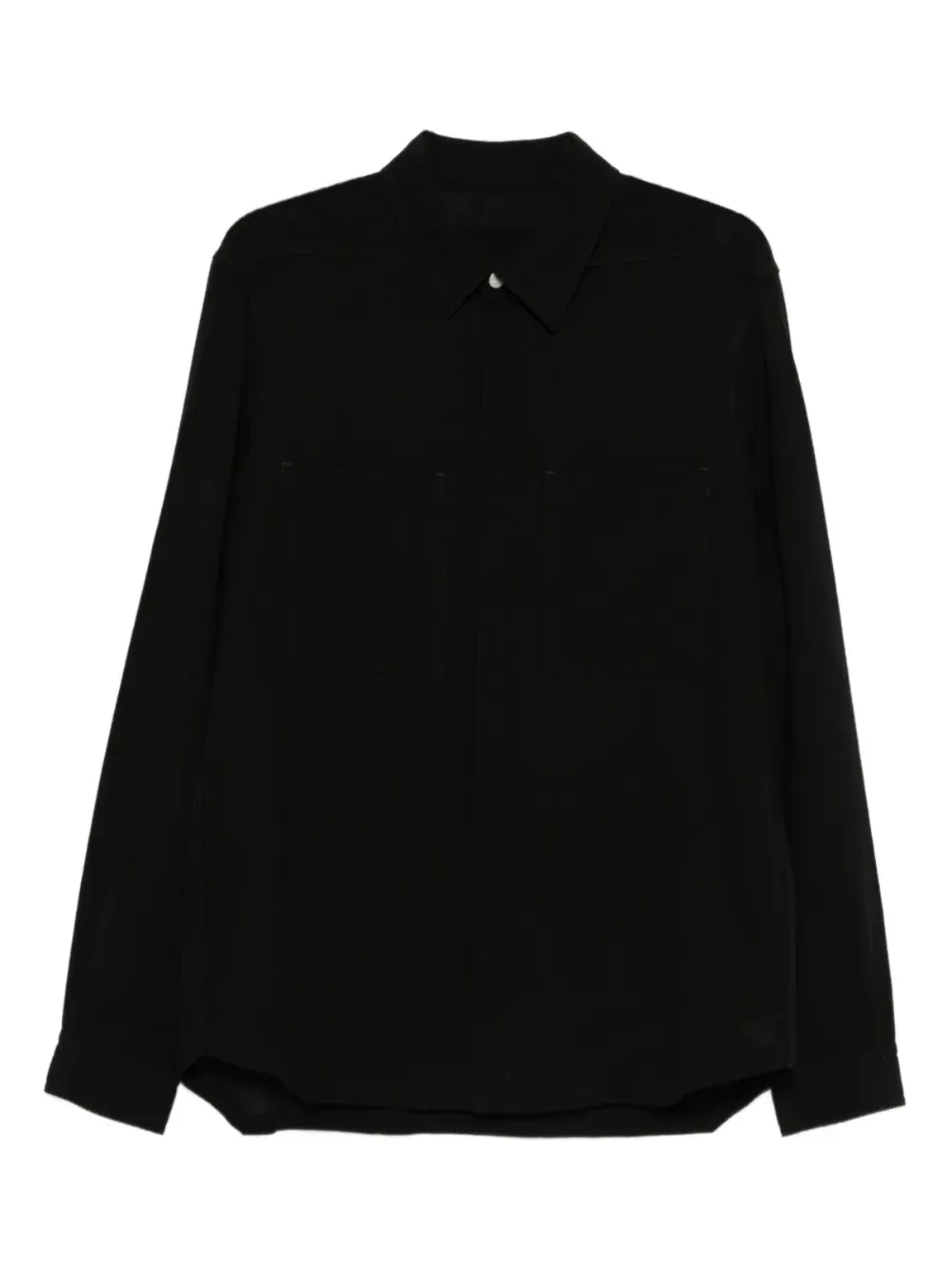 Rick Owens Klassische Hemdjacke | Schwarz | Image 1