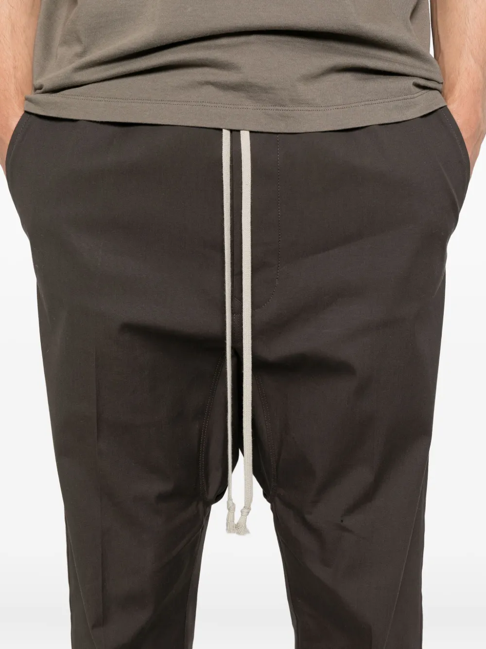 Rick Owens Cropped trainingsbroek Bruin