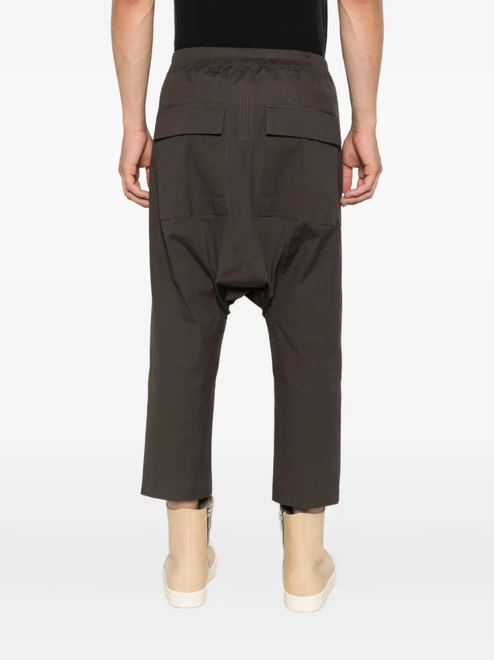 Rick Owens Cropped trainingsbroek Bruin