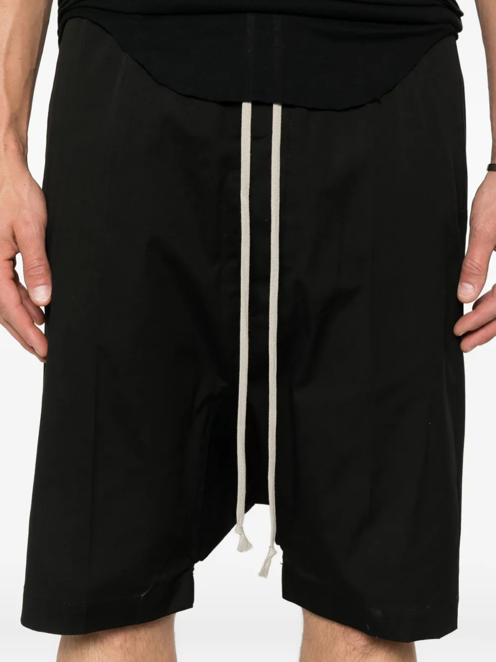 Rick Owens Drawstring Pods shorts Zwart