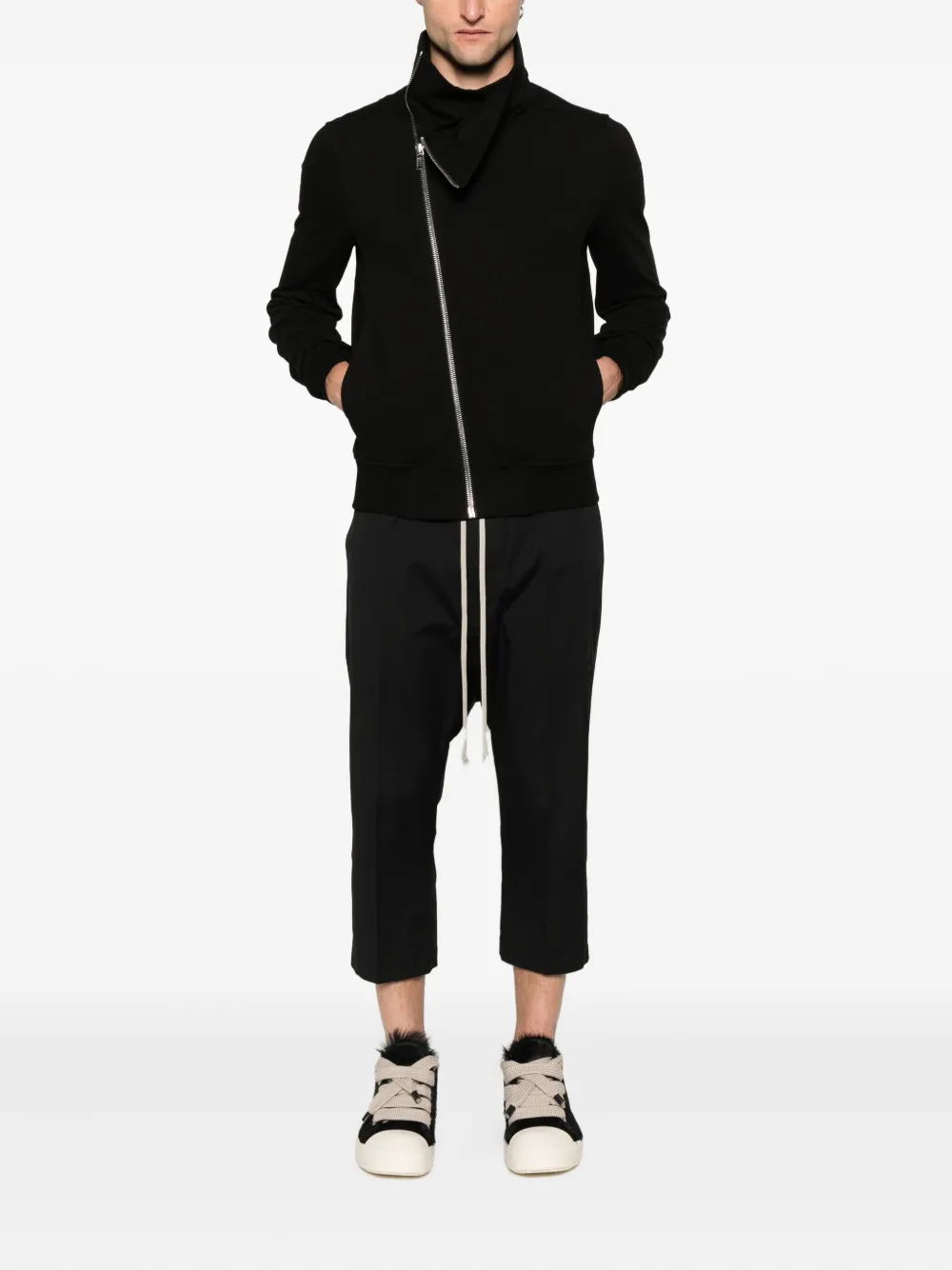 Rick Owens drawstring cropped trousers | Pantalons courts | Image 2