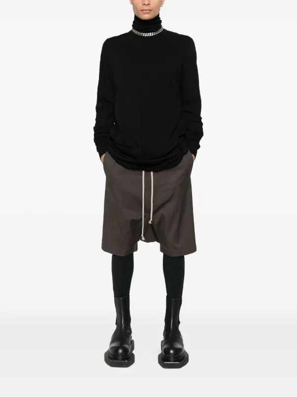 Rick Owens ドローストリング バミューダショーツ | グレー | FARFETCH JP