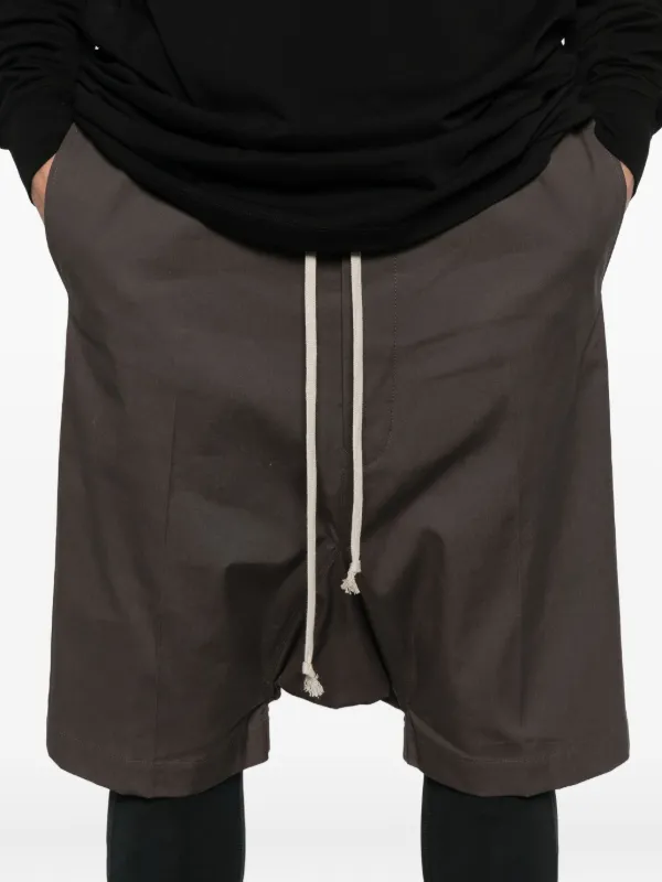 Rick Owens ドローストリング バミューダショーツ | グレー | FARFETCH JP