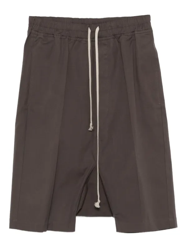 Rick Owens Drawstring Bermuda Shorts Grey FARFETCH PH