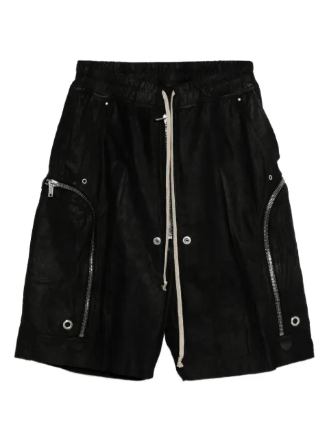Rick Owens Short Bela de couro