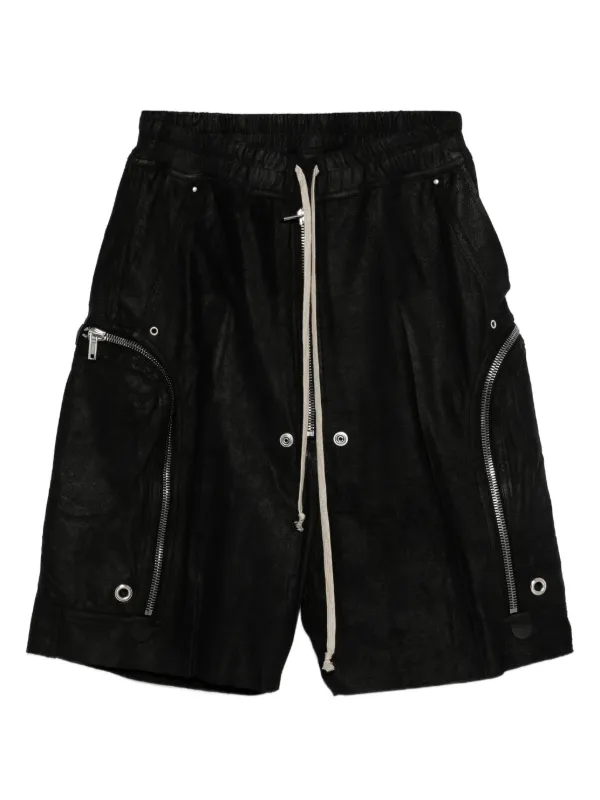 rick owens FW20 OLX bela shorts サイズ50 RICK OWENS Hollywood Bauhaus Bela Shorts Black - Wrong Weather