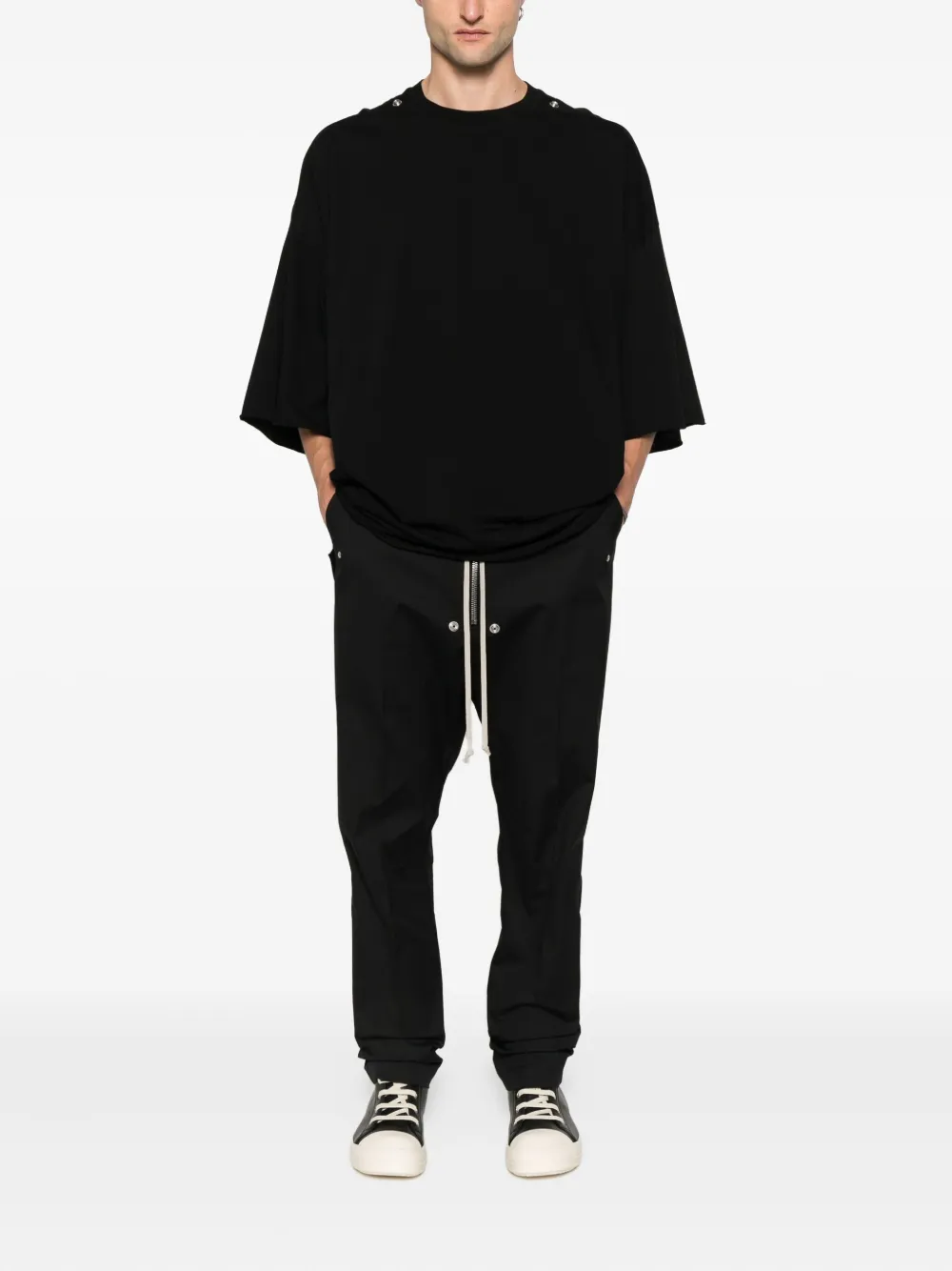 Rick Owens Tommy T-shirt Zwart