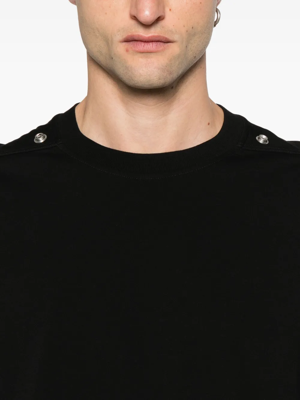 Rick Owens Tommy T-shirt Zwart