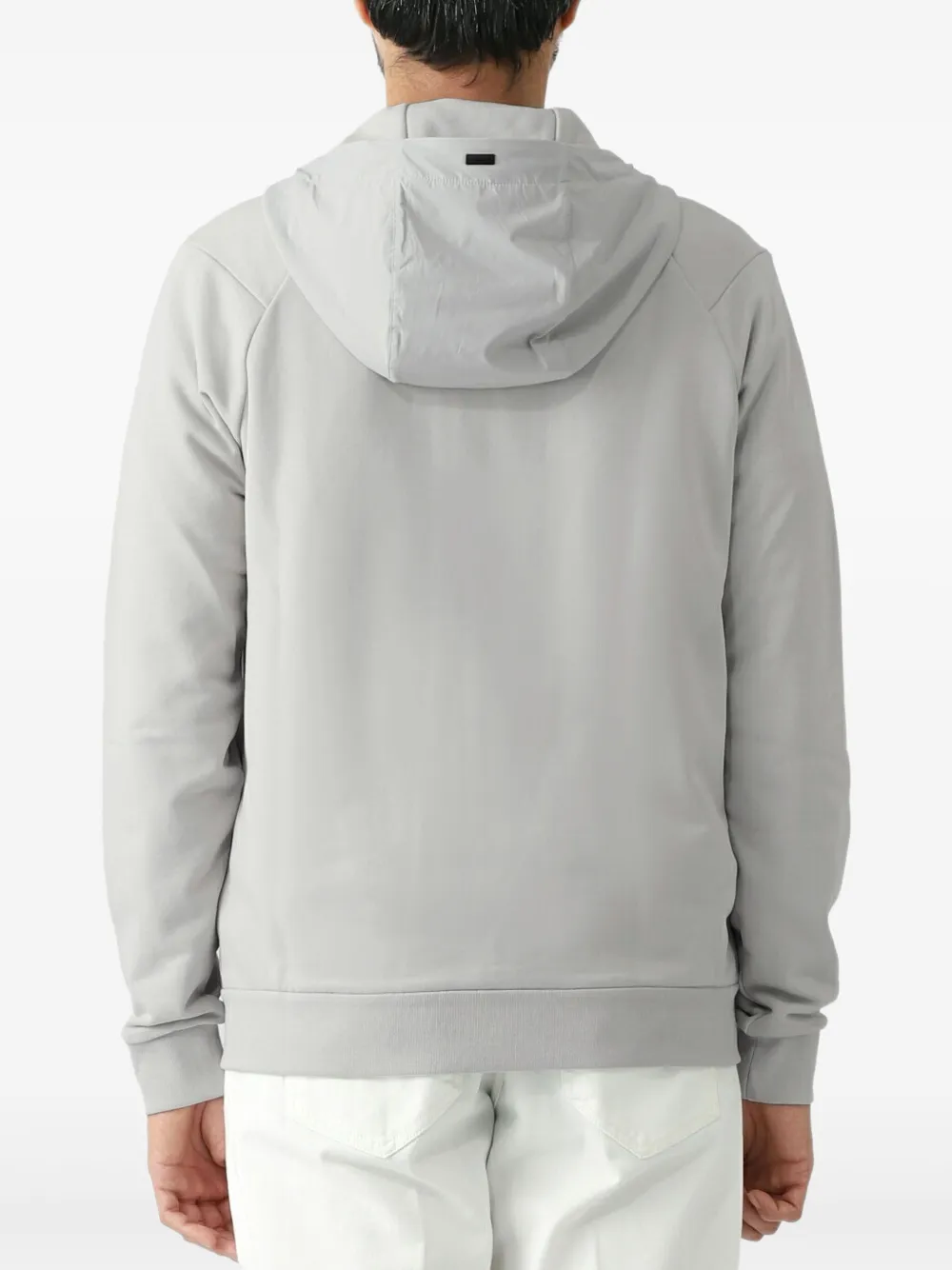 Herno Katoenen jack met capuchon Grijs