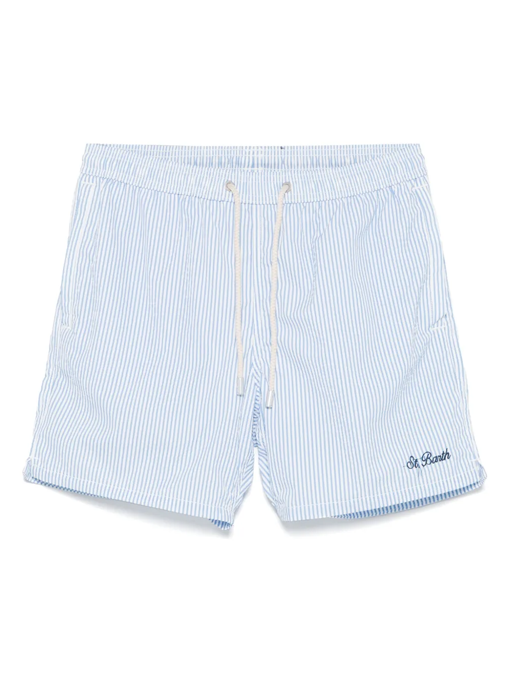MC2 Saint Barth shorts de playa con rayas estampadas | azul | Image 1