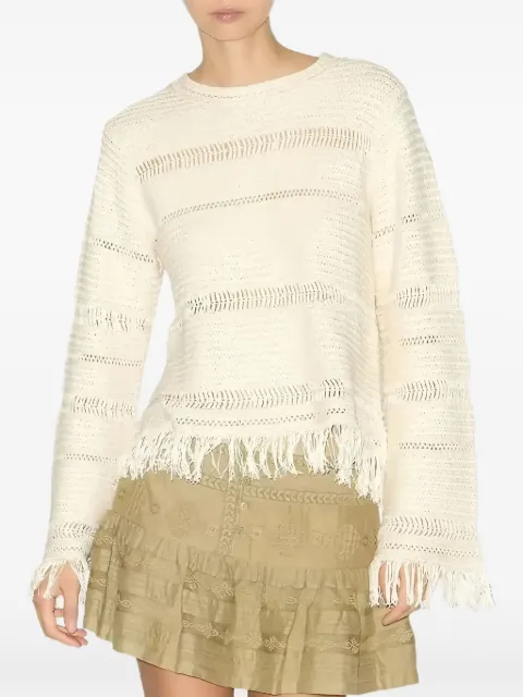 ISABEL MARANT fringe-detailing jumper 
