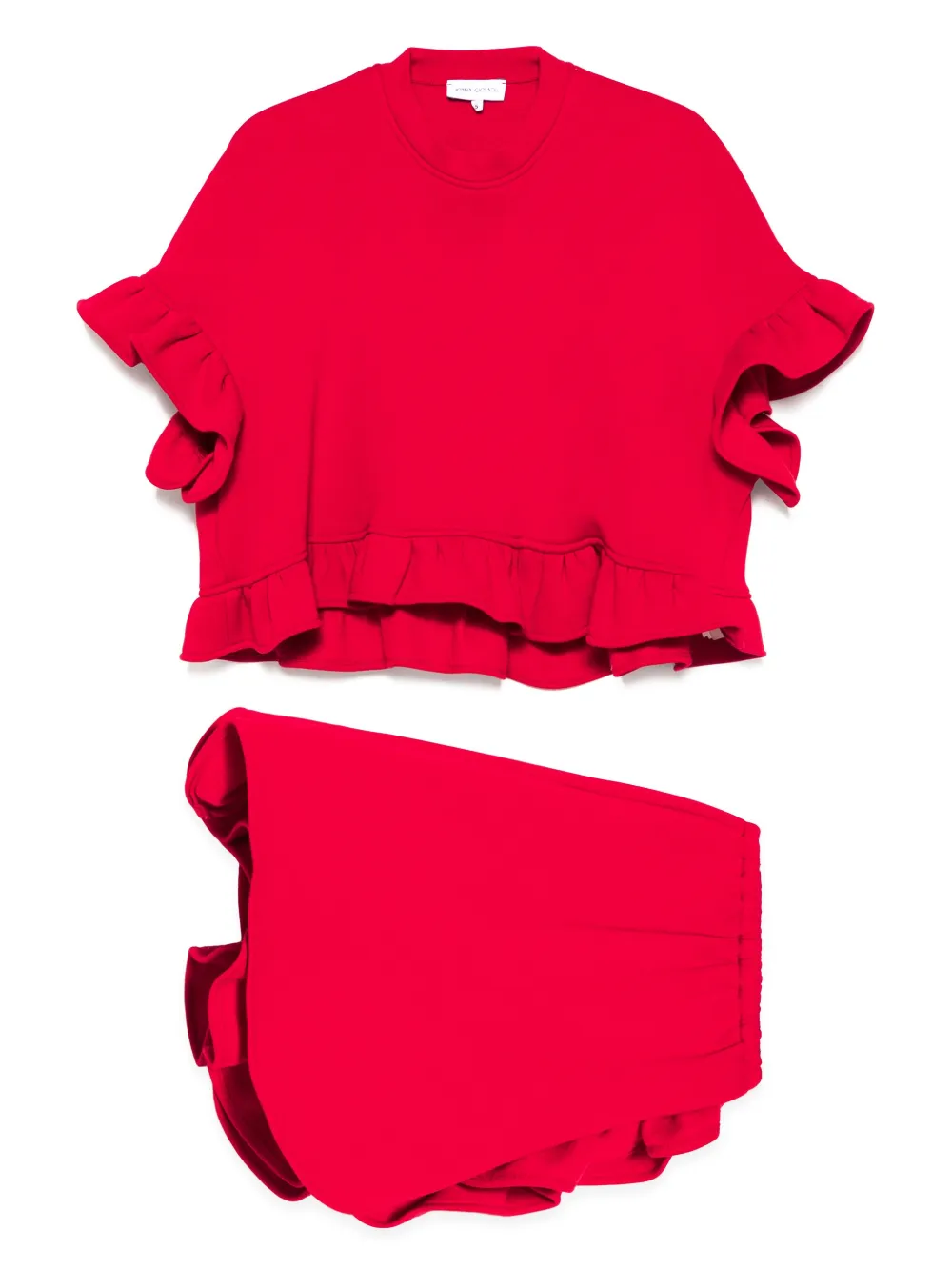 Ioana Ciolacu Peony ショートパンツ - レッド Ioana Ciolacu Peony ショートパンツ - レッド