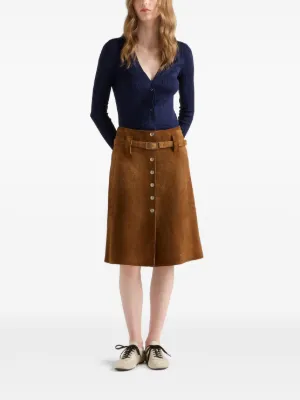 PRADA◆ニット・セーター(厚手)/42/カシミア/NVY ☆新作☆PRADA☆ロゴ半袖ウールカシミヤニット グレー (PRADA